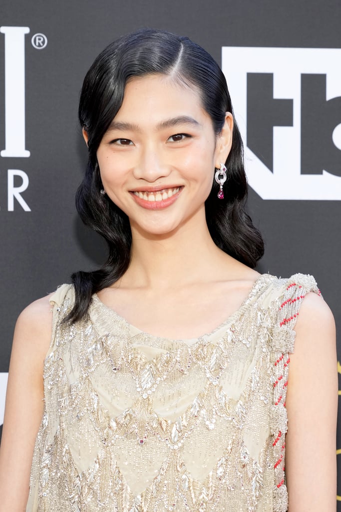 HoYeon's Louis Vuitton Dress at the Critics' Choice Awards