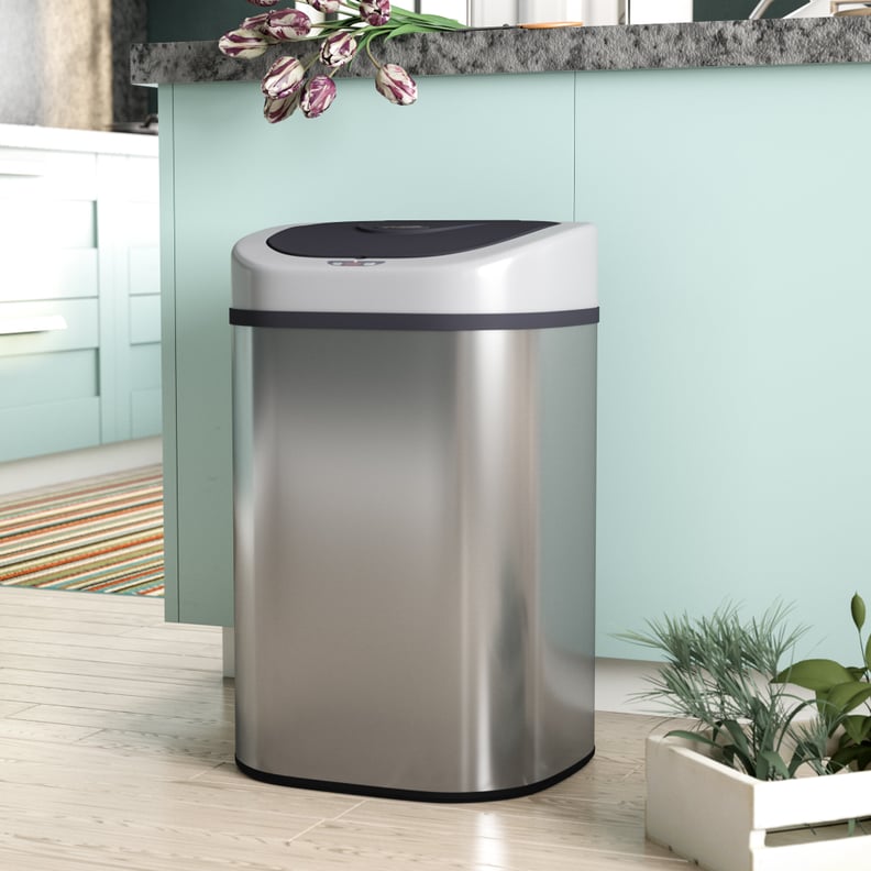 Popel Steel 21.1 Gallon Motion Sensor Trash Can