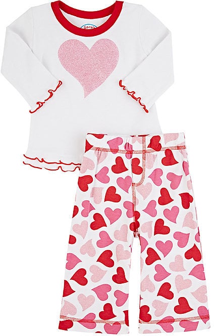Sara's Prints Hearts Pajama Set