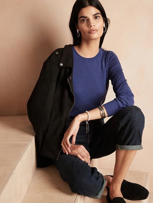 Banana Republic Factory Store Forever Crew Pullover