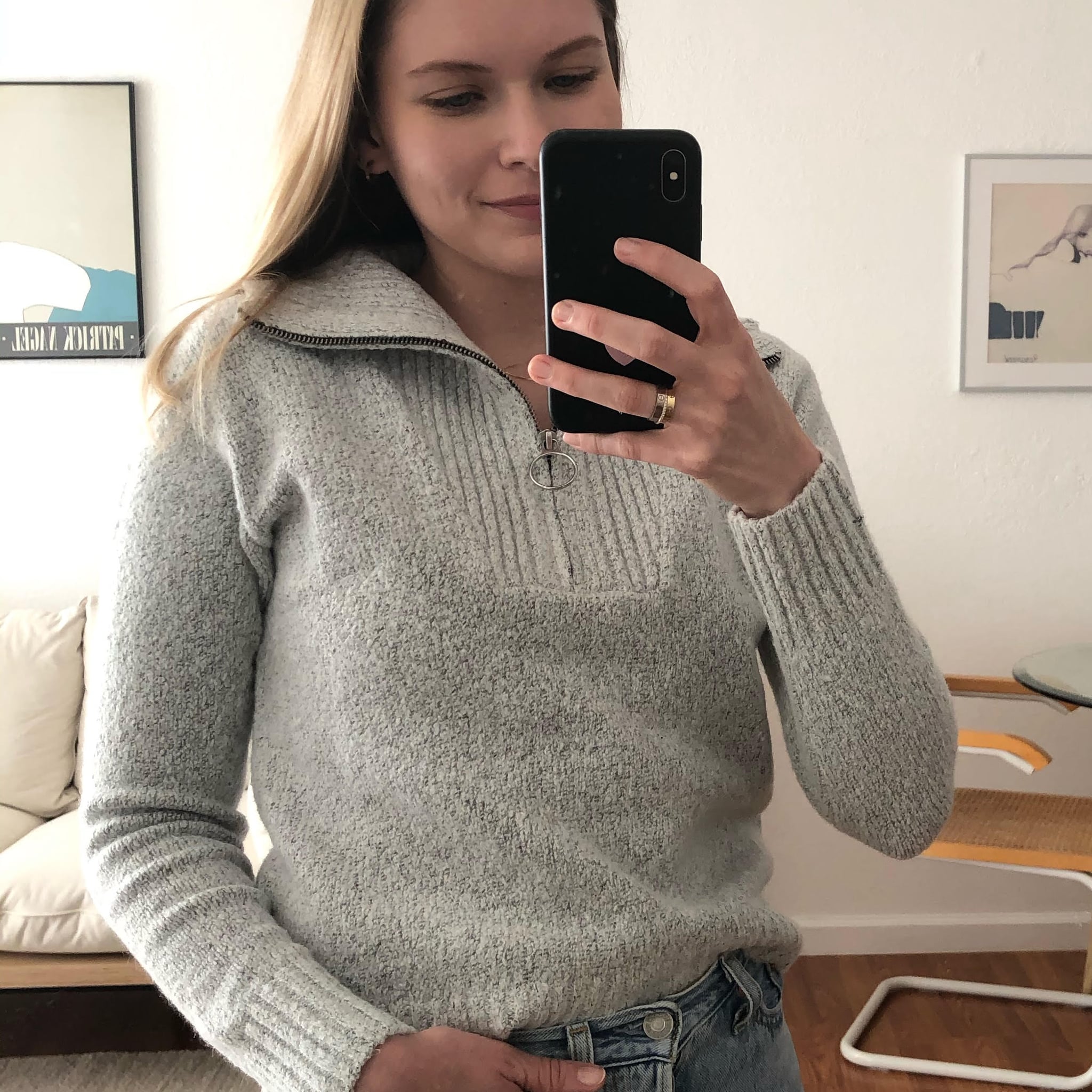 old navy navy sweater