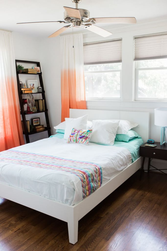 Coral and aqua-blue elements might help Ariel feel less homesick in her modern-day apartment. 
Source: Ever and Anon Photography for The Everygirl