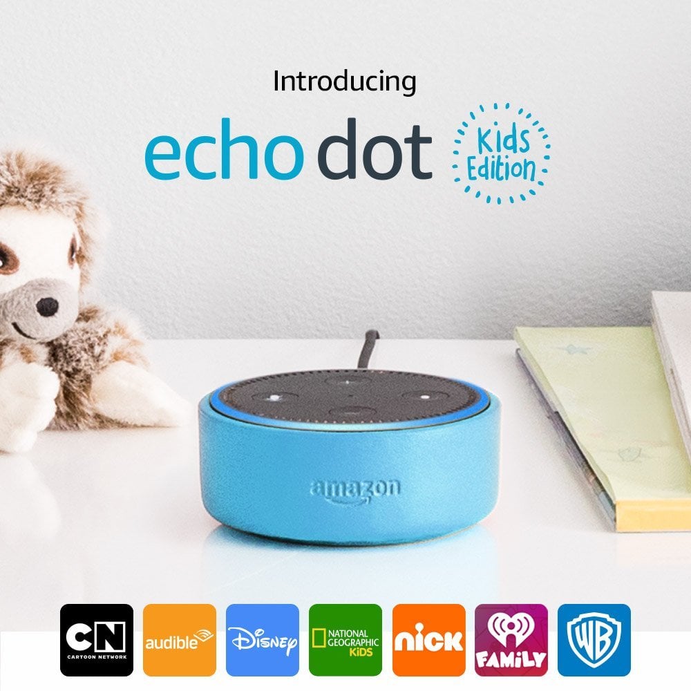 Alexa speaks "Kid." If a child says, "Alexa, I'm bored," the device will have age-appropriate suggestions at the ready. According to Amazon, "the more they use Alexa, the smarter she will get."