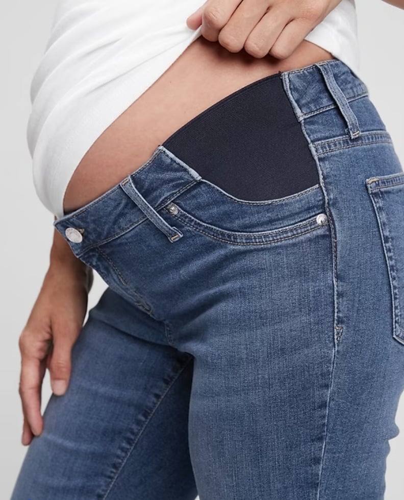 Best Slim Maternity Side Panel Jeans