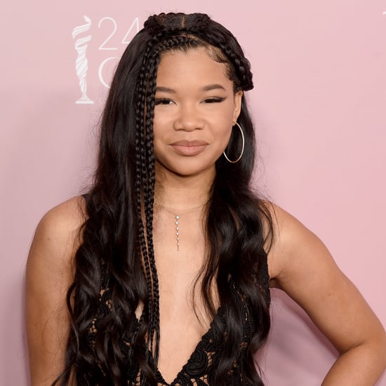 Storm Reid's Crocodile French Manicure For Summer