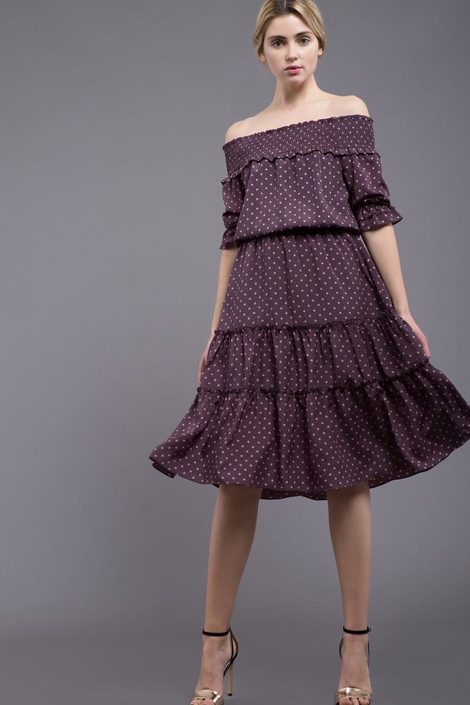 Heading to a casual backyard affair? This J.O.A. Off-the-Shoulder Smocking Dress ($95) is equal parts comfy and cute.