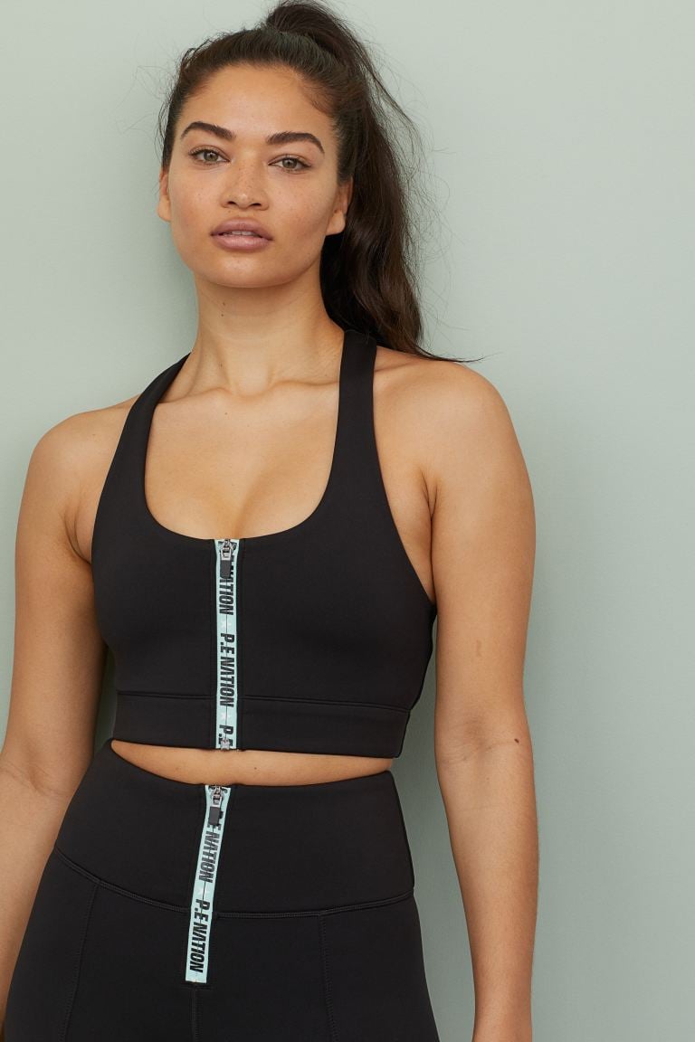 H&M x P.E. Nation Padded Sports Bra and Ankle-Length Scuba