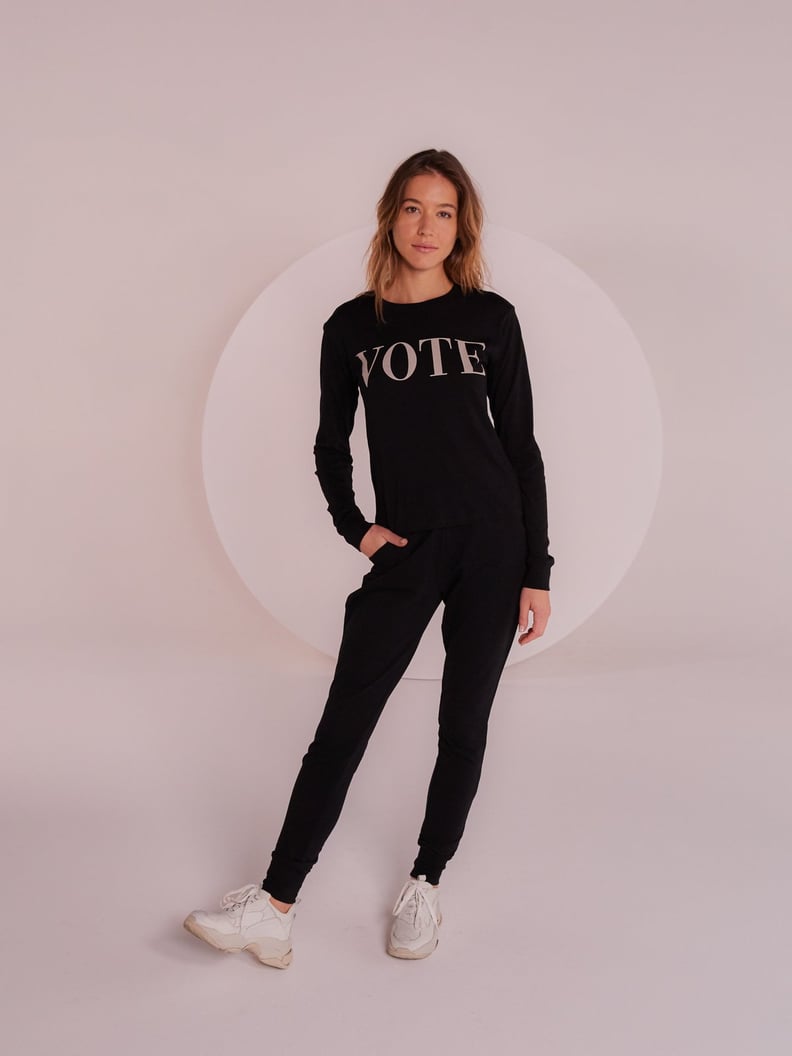 Yes And Anna "Vote" Long Sleeve Tee