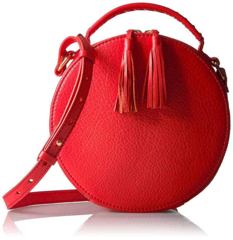 Crossbody Leather Circle Bag