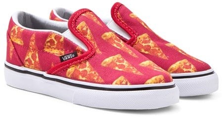 Vans Classic Slip On Pizza Print Shoes 
