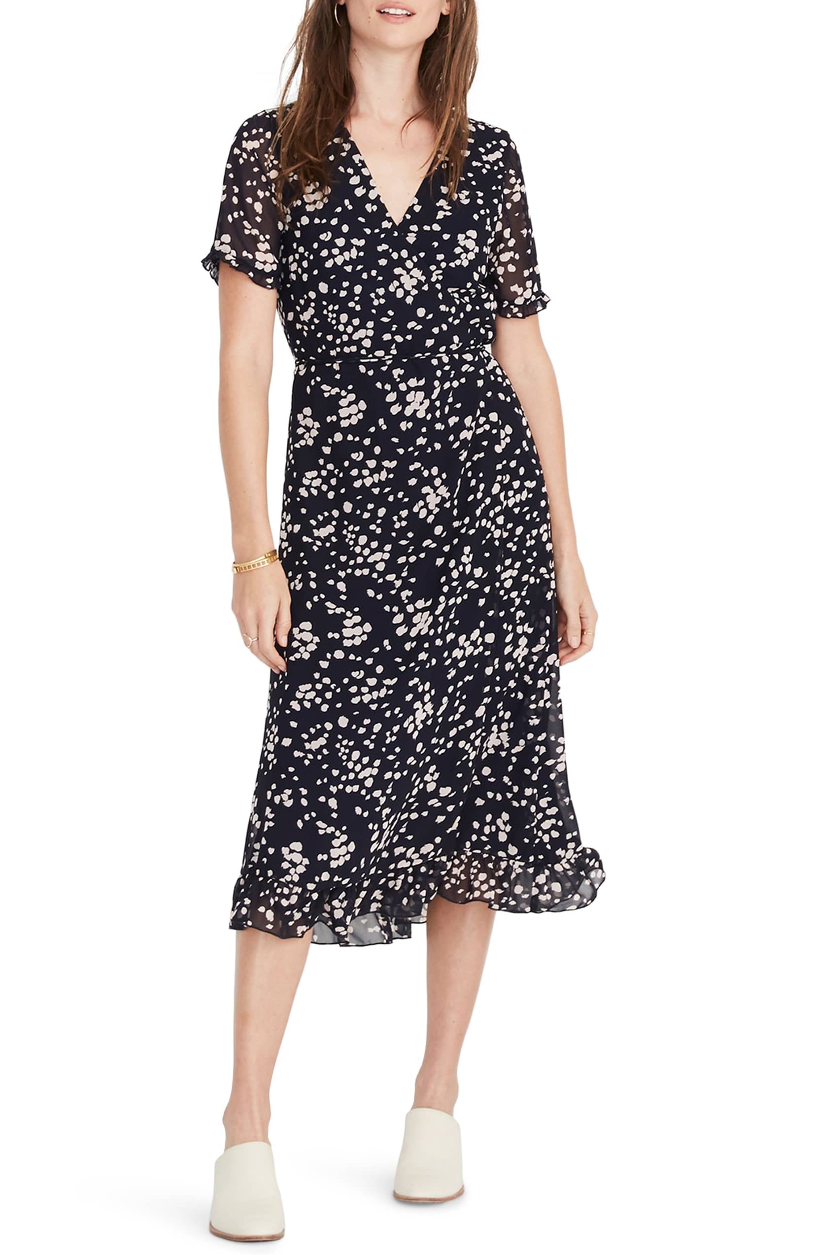 Madewell ruffle cheap edge dress