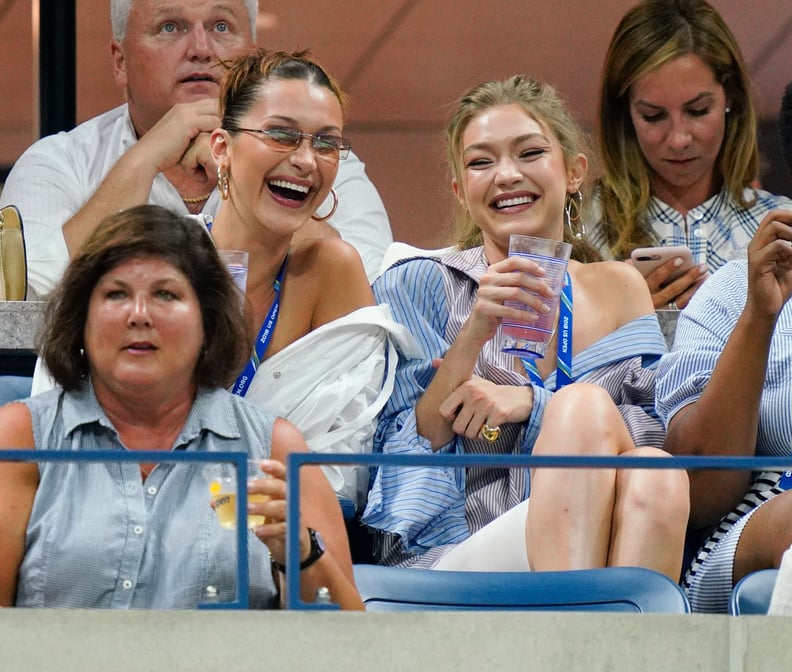 Bella and Gigi at the US Open