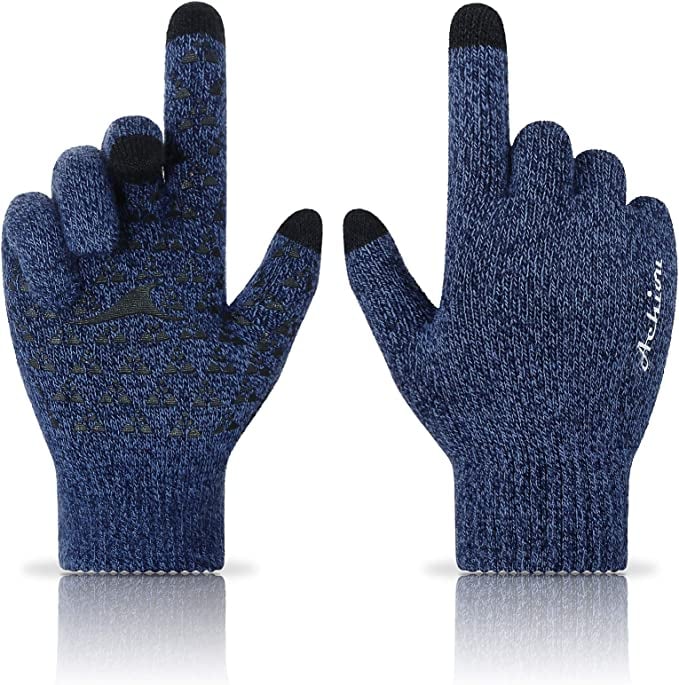 Best Thin Touchscreen Gloves: Achiou Winter Gloves