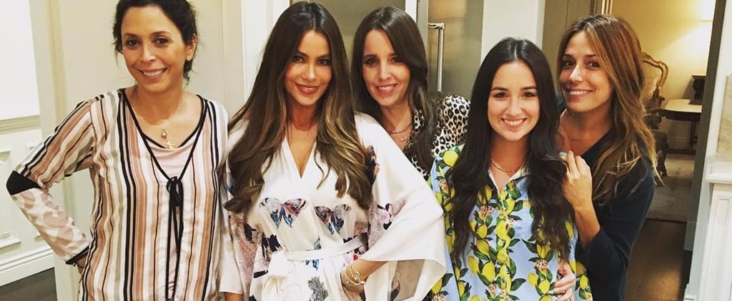 Sofia Vergara's Pajama Party Look February 2017