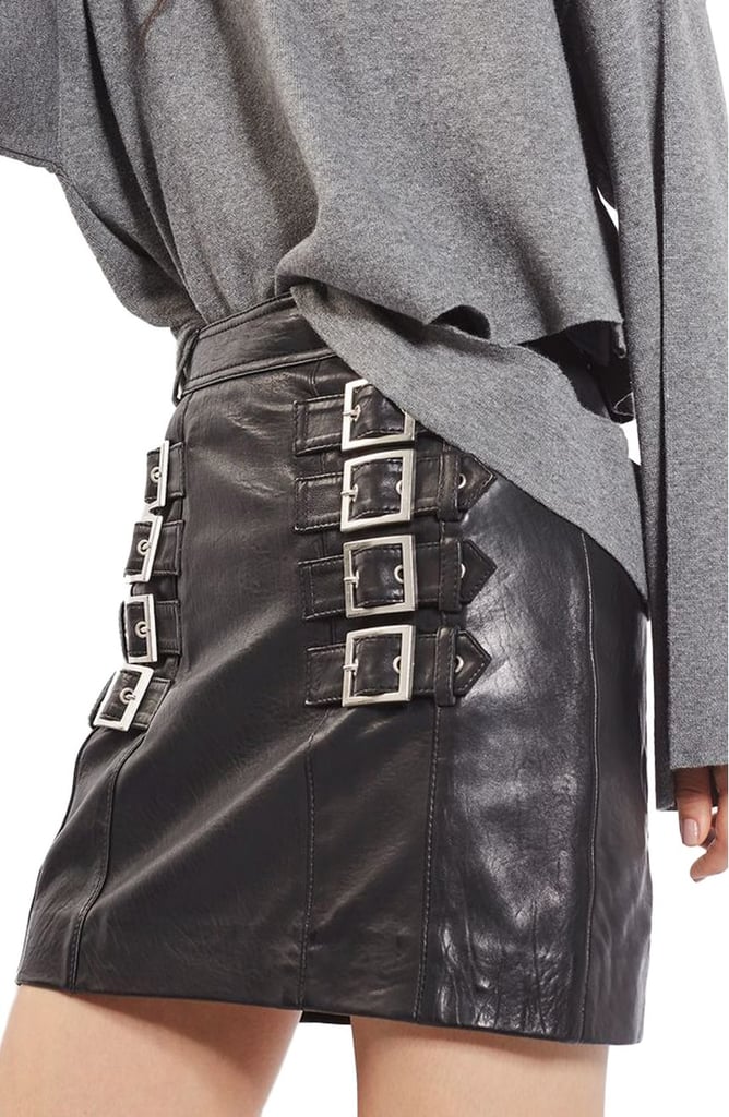 Buckle up in style with this Topshop Miniskirt ($180).