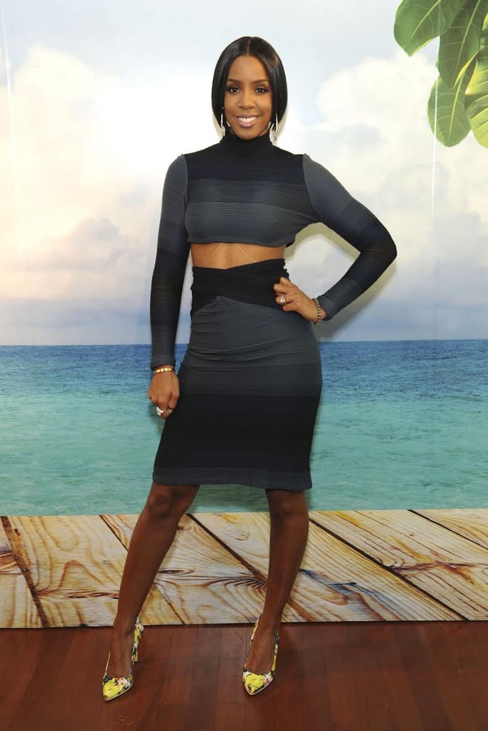 Kelly Rowland strikes a pose at the launch event for the new Caress Fresh Collection body washes in NYC.
Source: Michael Simon