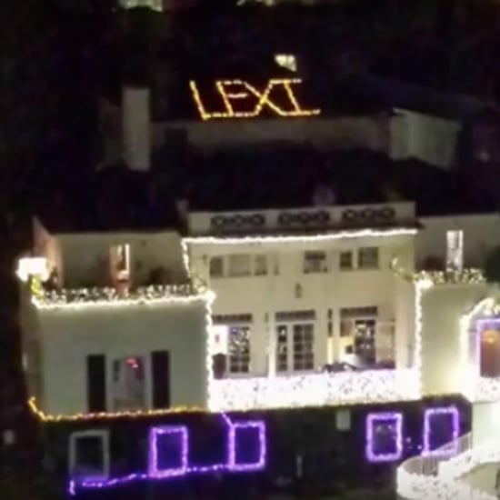 Fraternity Spells Out Sick Girl's Name With Christmas Lights