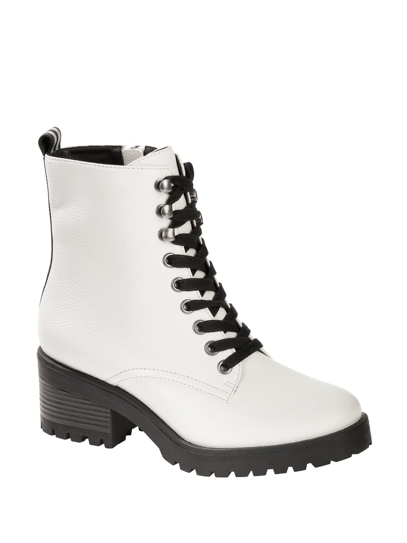 Scoop Maxine Lug Sole Combat Boots