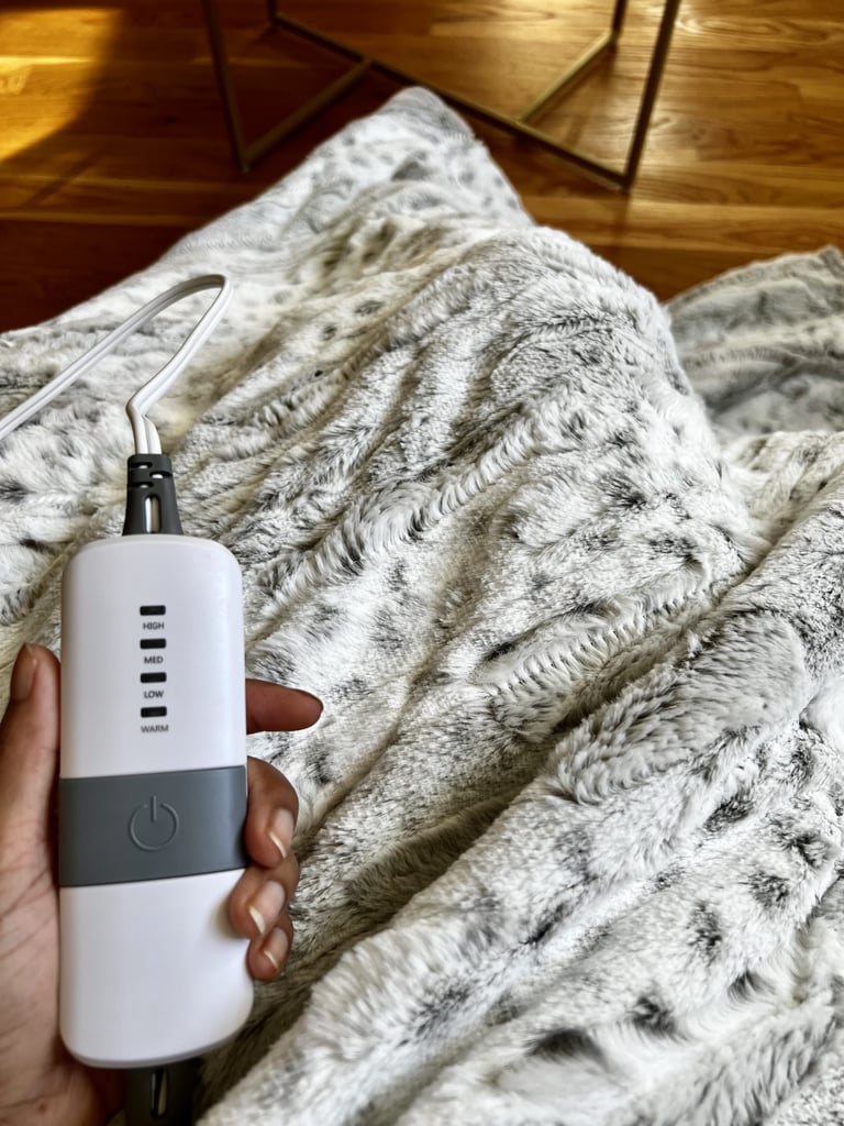 Threshold Faux Fur Electric Throw Blanket Review POPSUGAR Home