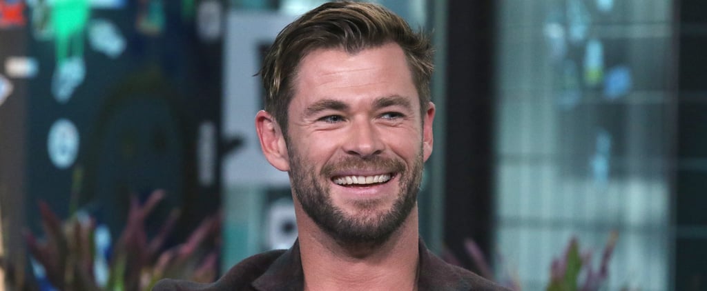 Chris Hemsworth Working Out With Weights on Instagram