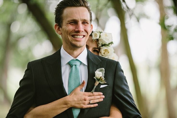 First-Look Wedding Photos