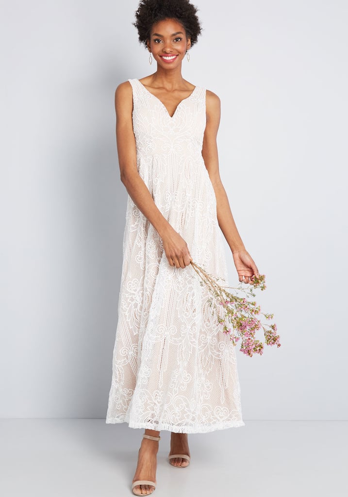Faith in Flawlessness Maxi Dress in Ivory