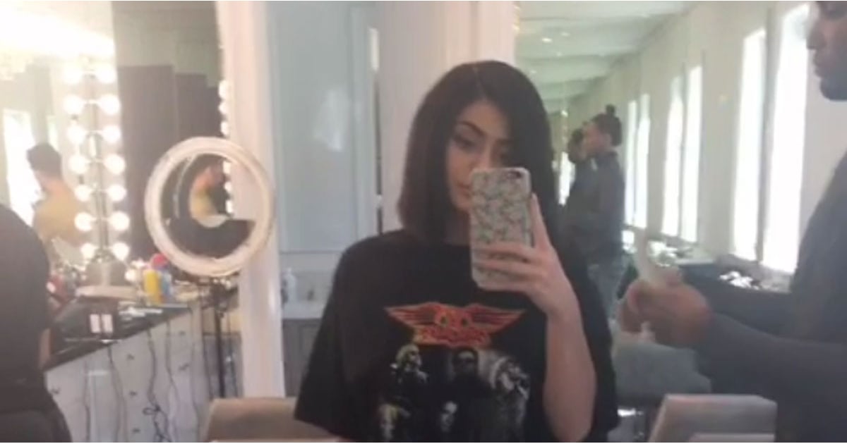 Kylie Jenners Bob Haircut July 2016 Popsugar Beauty 