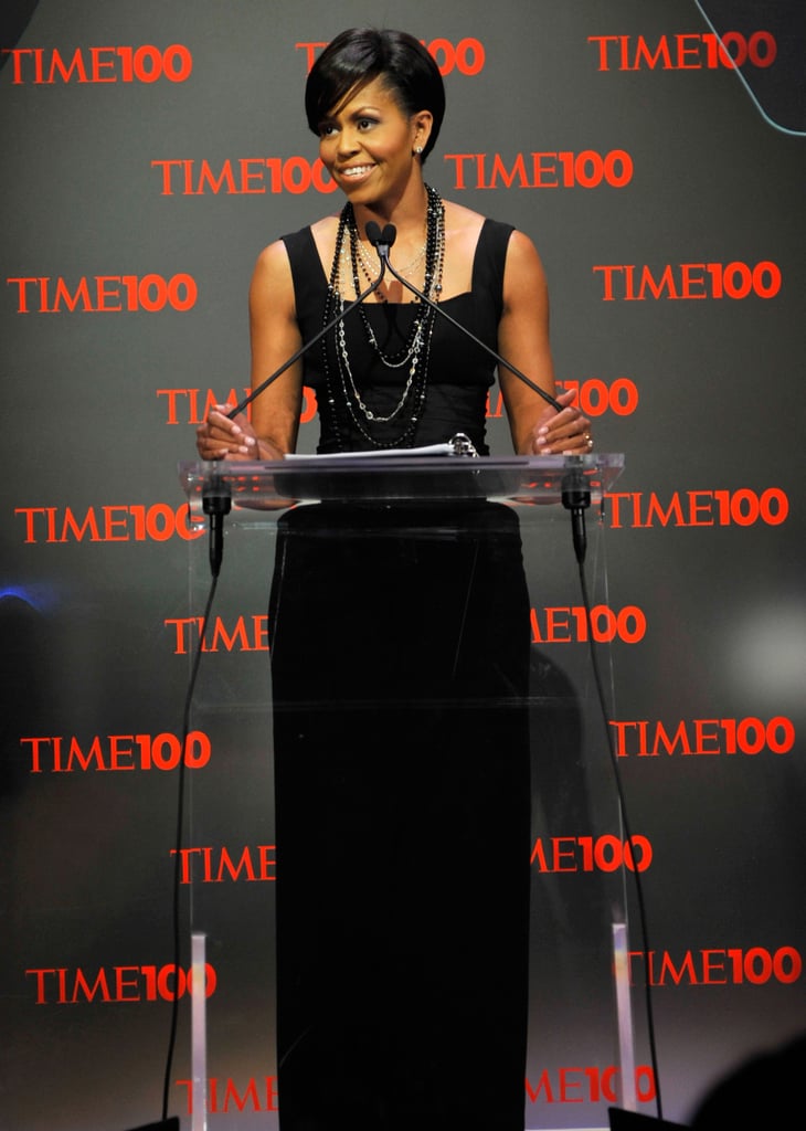 Wearing Michael Kors at Time's 100 Most Influential People in the World dinner.