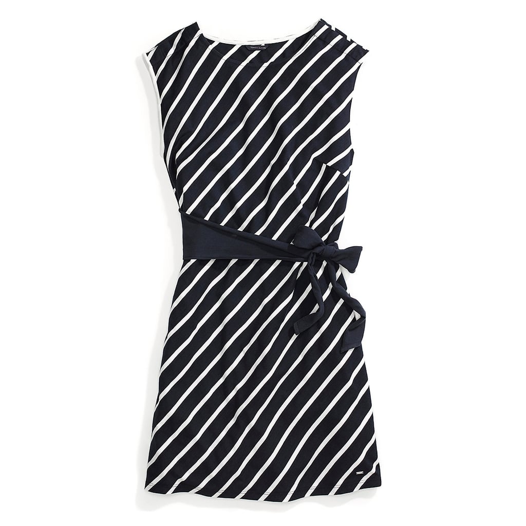 Stripe Wrap Dress