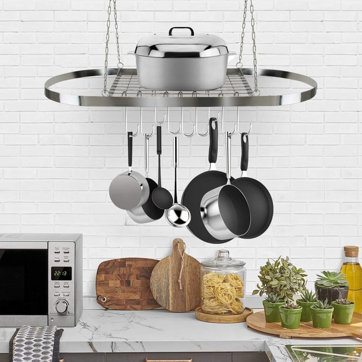 Pot and Pan Rack The Best Home Organizers on Amazon 2020 POPSUGAR