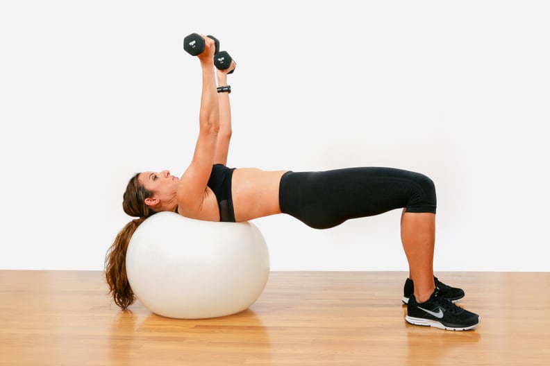 Exercise Two: Reverse Dumbbell Press