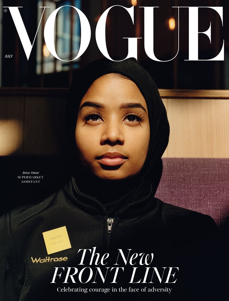 Anisa Omar on the British Vogue July 2020 Cover