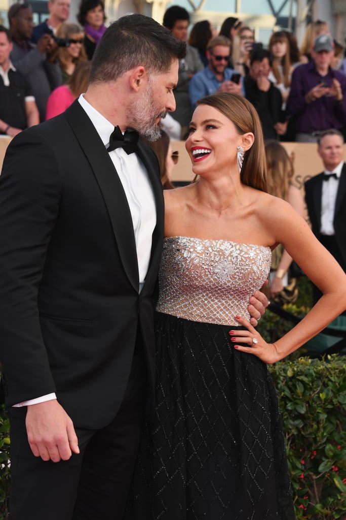 Sofia Vergara and Joe Manganiello at the 2017 SAG Awards