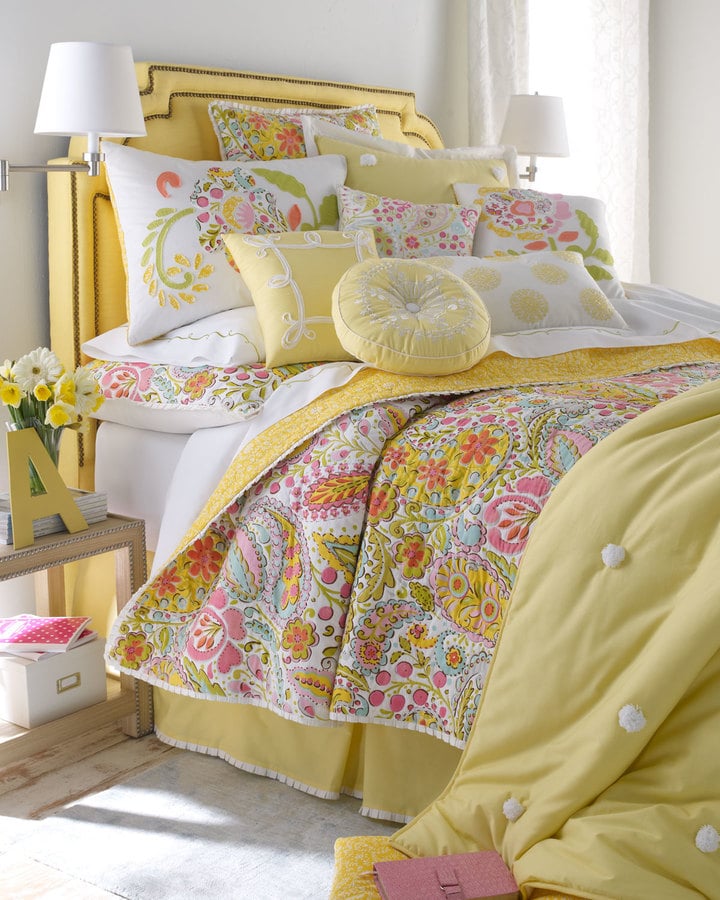 Quilted Paisley European Sham ($55)