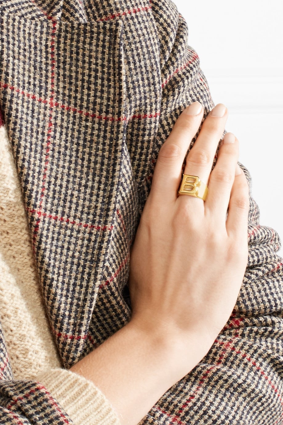 Chloe alphabet ring top