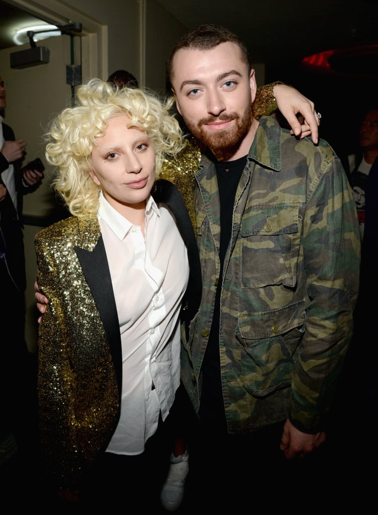 Pictured: Lady Gaga and Sam Smith