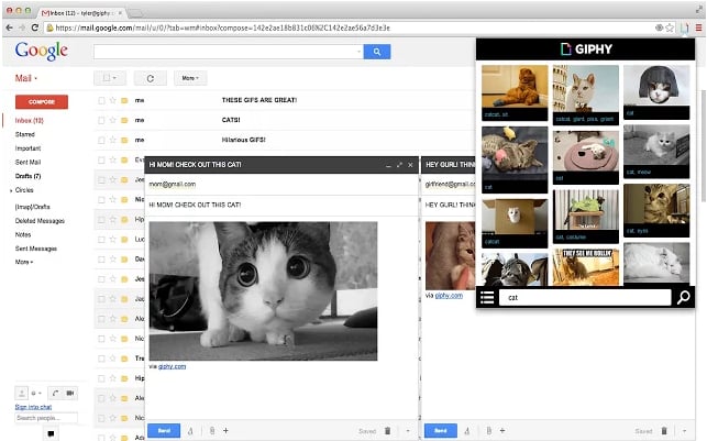 Attach GIFs