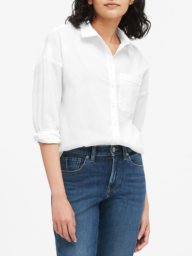 Banana Republic Oversized Poplin Shirt