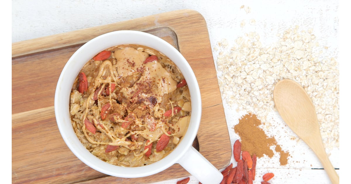 Oatmeal Microwave Mug Cake POPSUGAR Fitness