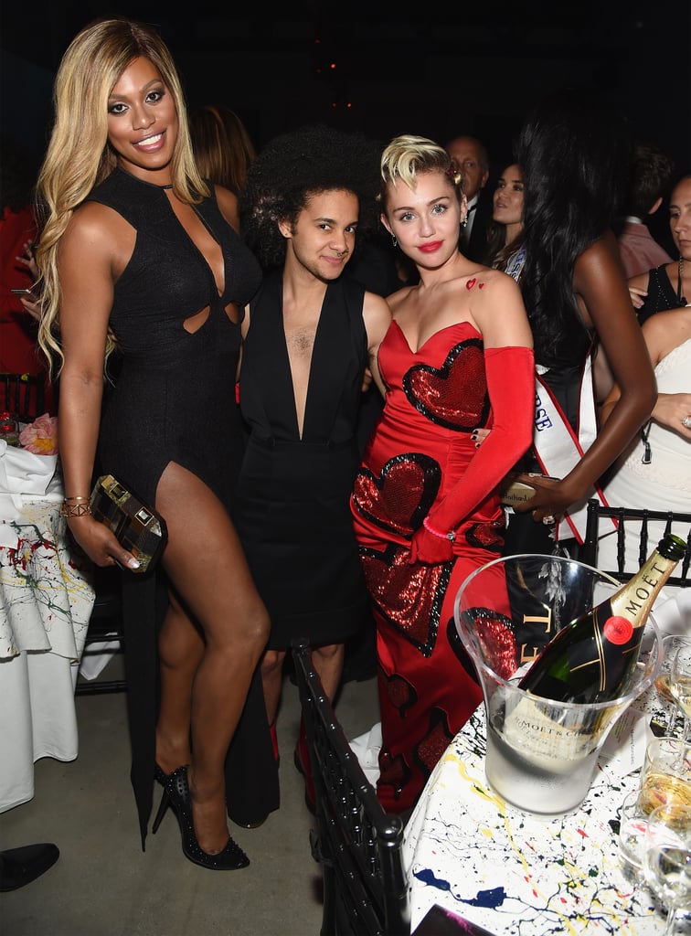 Miley Cyrus at the amfAR Inspiration Gala New 2015