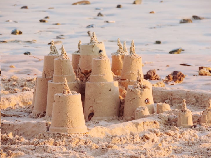 Build a sandcastle. Free Things to Do Outside the House POPSUGAR