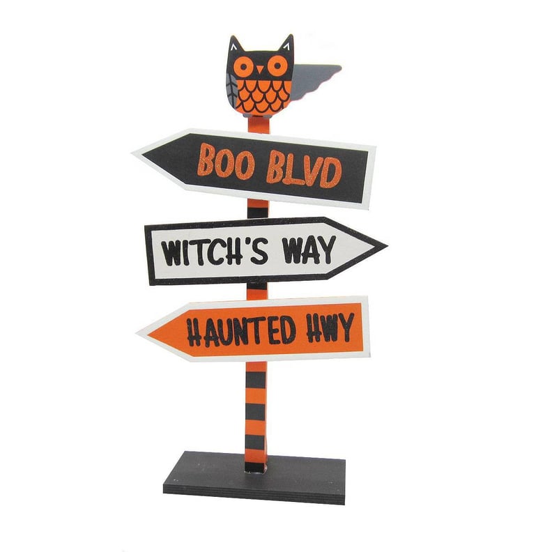 Don't spend more than $10 on outdoor Halloween decorations.