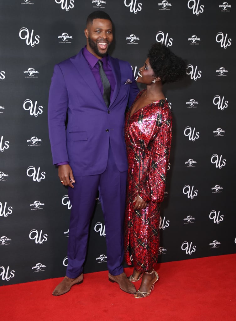 Lupita Nyong'o, Winston Duke at Us Screening in London 2019