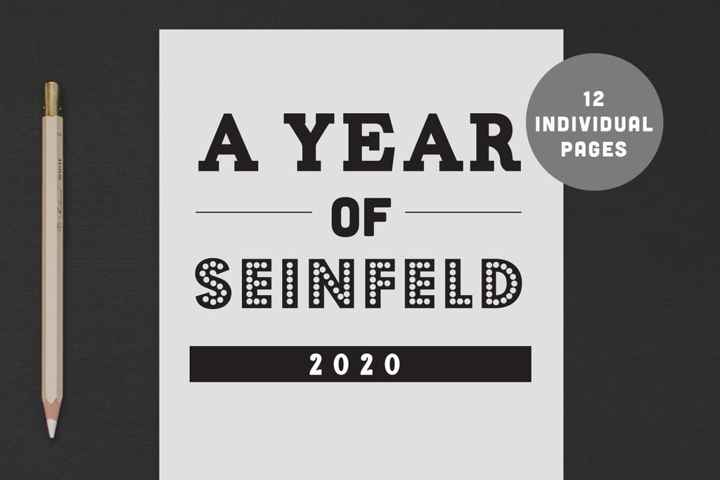 2020 Seinfeld Quotes Typography Calendar
