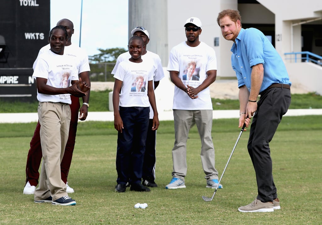 Prince Harry Dancing With Kids in the Caribbean 2016