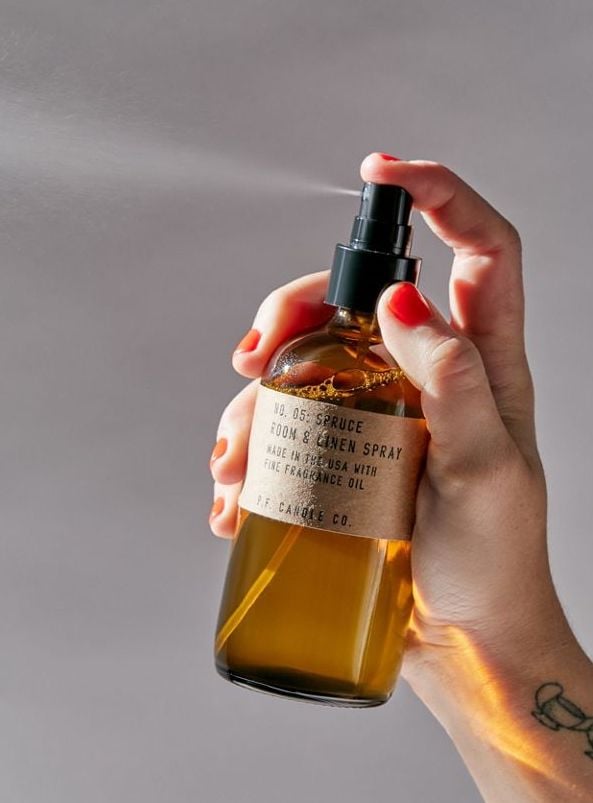 Use a Room & Linen Spray to Cover Up Mild Smells