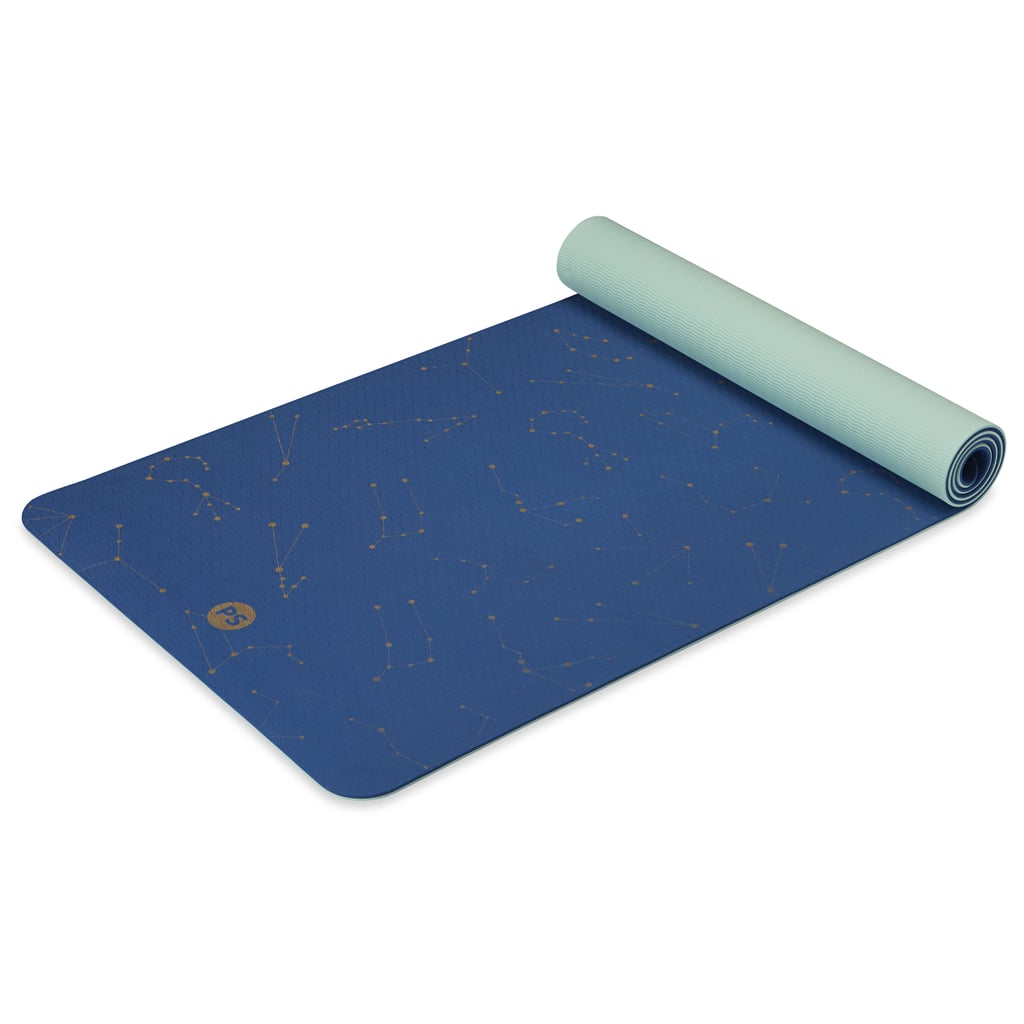 POPSUGAR TPE Yoga Mat With Blue Constellations