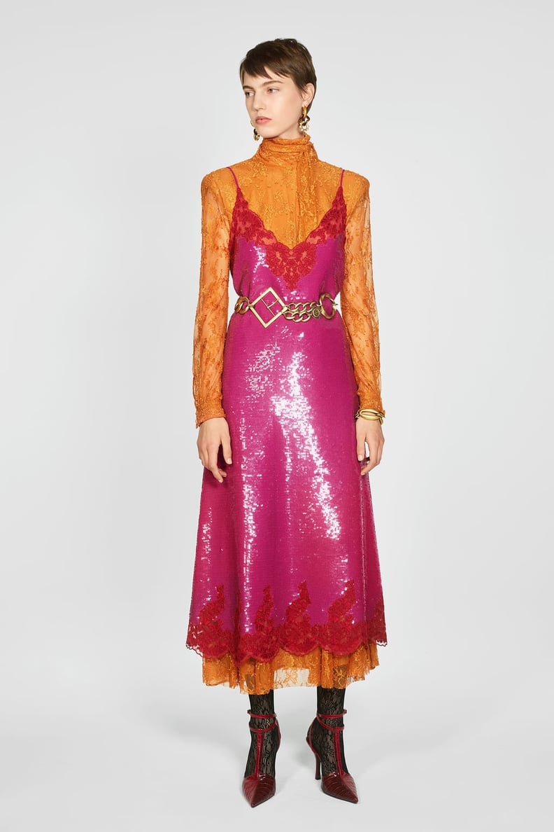 Zara Campaign Collection Sequin Dress