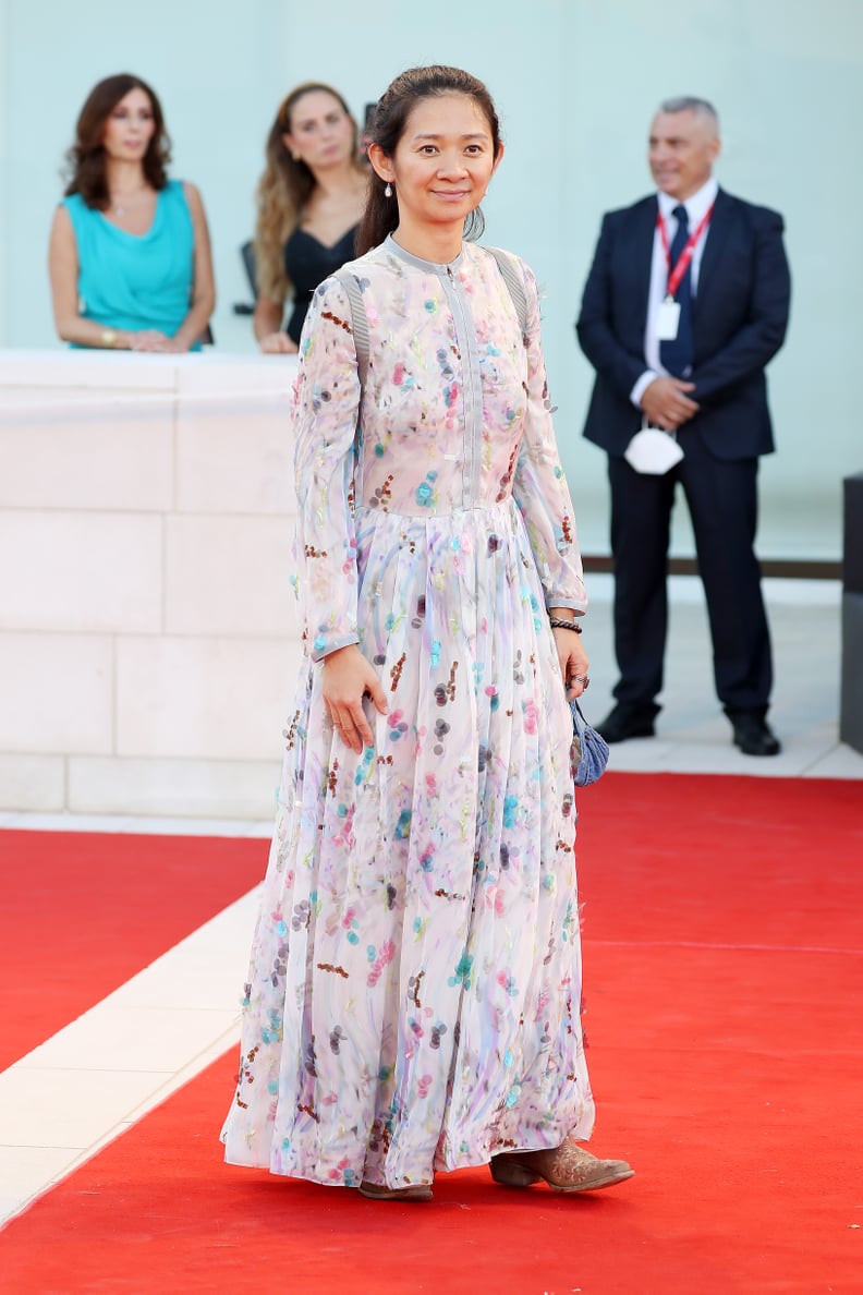 Chloé Zhao at the 2021 Venice Film Festival