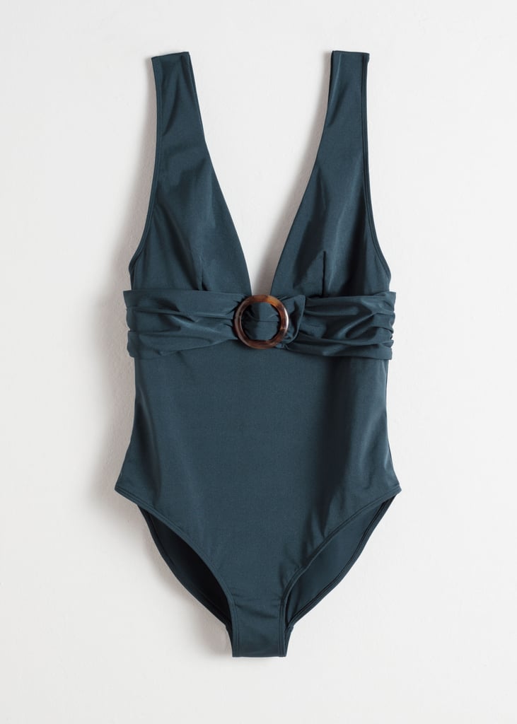 & Other Stories O-Ring Belted Swimsuit